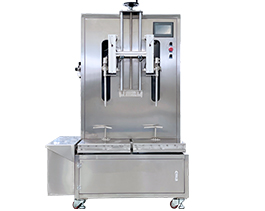 新上市雙頭稱重灌裝機(jī)運(yùn)行視頻，工廠實(shí)拍！